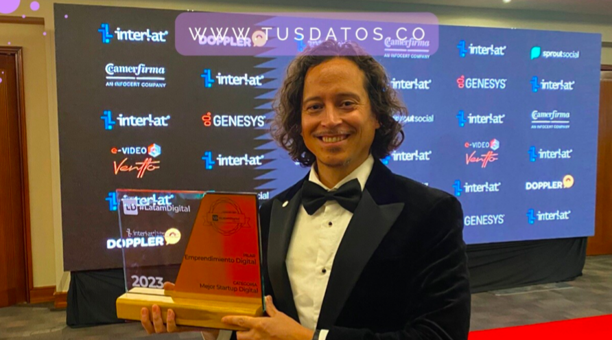 La startup Tusdatos.co es reconocida con el prestigioso premio “Mejor Startup Digital” en los Premios #LatamDigital